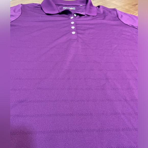 Callaway Short Sleeve Opti-dr Performance Golf Polo Shirt Purple Women’s XL - Picture 3 of 7
